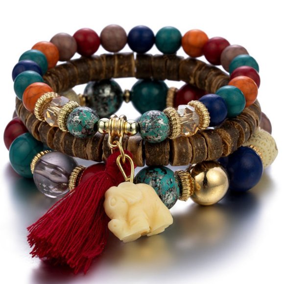 Bohemian Fashion Trendy Beaded Charm Bracelets - Picture 1 of 1